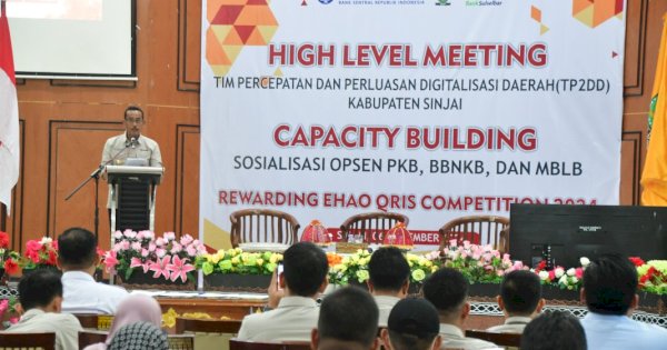High Level Meeting, Pj Bupati Sinjai Minta Perangkat Daerah Maksimalkan Penerapan ETPD