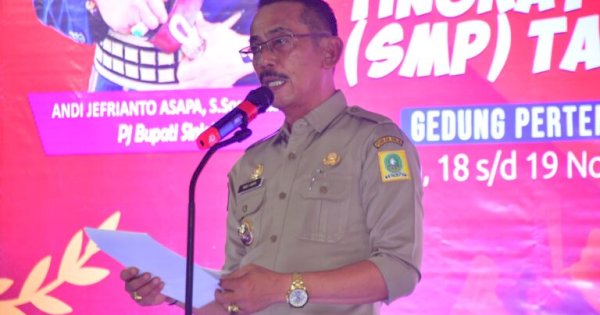 Festival Pelajar Seni SMP di Sinjai 2024 Dibuka Resmi oleh Pj Bupati Andi Jefrianto