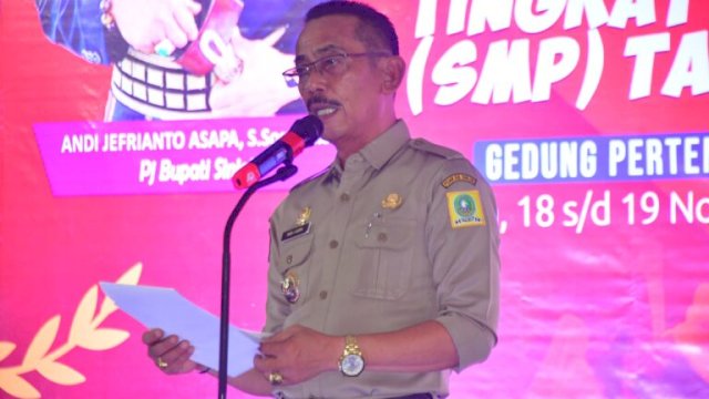 Festival Pelajar Seni SMP di Sinjai 2024 Dibuka Resmi oleh Pj Bupati Andi Jefrianto 