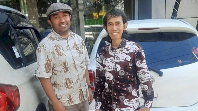 Luhur Andi Prianto bersama Arqam Azikin semasa hidup. (Dok: LAP)