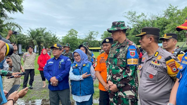 Kadis Sosial Makassar Hadiri Simulasi Penanggulangan Bencana Banjir