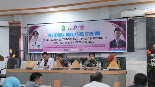 Rakor penanganan stunting DP3AP2KB Sinjai ||Ist 