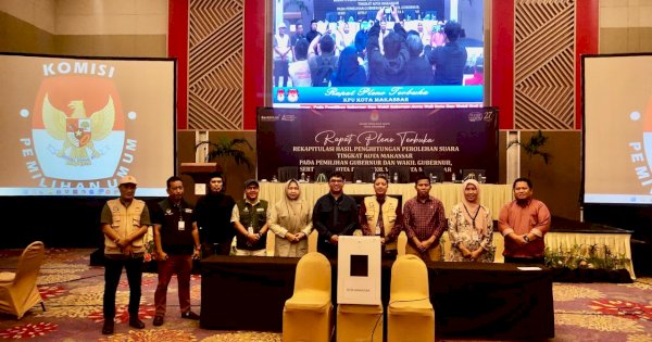 KPU Tetapkan Pasangan Munafri-Aliyah Menang di Pilwalkot Makassar 2024