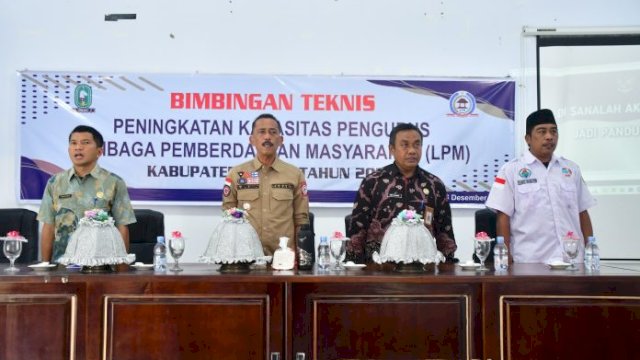 "Pemkab Sinjai perkuat peran LPM lewat Bimtek peningkatan kapasitas ||humas