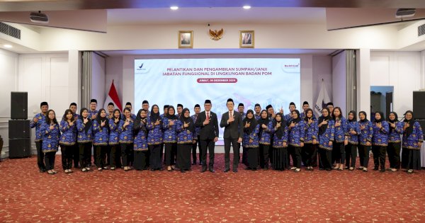 Kepala BPOM RI Lantik Pejabat Fungsional Perkuat Struktur Laksanakan Asta cita presiden prabowo