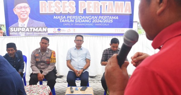 Tuntaskan 12 Titik Reses di Manggala-Panakkukang, Supratman Serap Aspirasi Persoalan Banjir