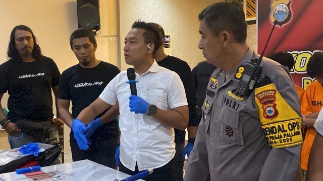Polisi Tangkap Enam Anggota Geng Motor Setelan Gacor Pelaku Teror Busur di Makassar