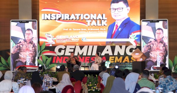 Taruna Ikrar Kepala BPOM Luncurkan Gemilang Indonesia Emas 2024