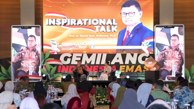 Taruna Ikrar Kepala BPOM Luncurkan Gemilang Indonesia Emas 2024