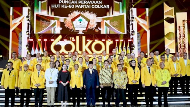 Taufan Pawe Hadiri Puncak HUT ke-60 Partai Golkar, Tegaskan Dukungan pada Pemerintahan Prabowo-Gibran