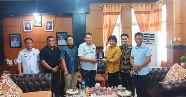 Ketua DPRD Lutra Terima Kunjungan Kerja DPRD Bontang