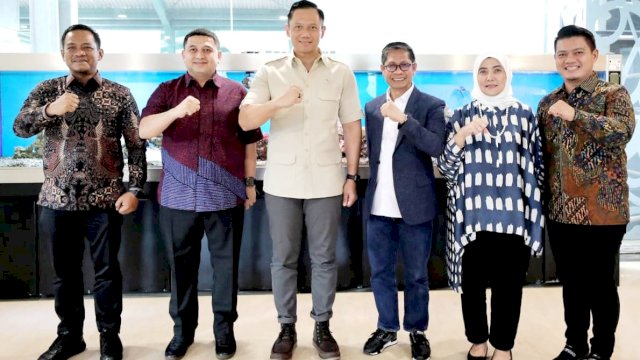 Sowan ke Menko Infra AHY, Mulia Bahas Pembangunan Stadion Hingga Pemeliharaan Kanal di Makassar&nbsp;