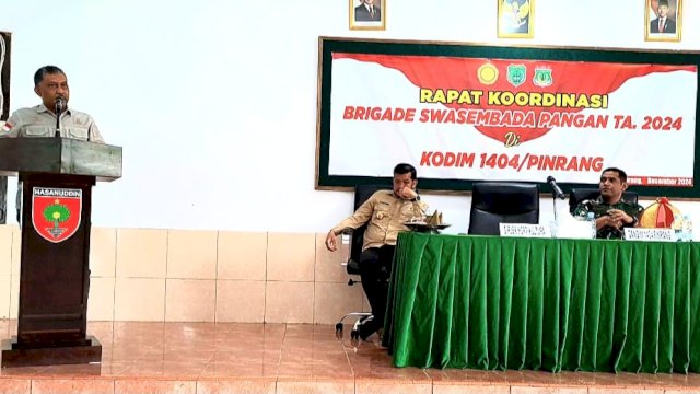 Perkuat Brigade Pangan, Kementan Melalui Ditjen Hortikultura Konsolidasi Teknis di Pinrang