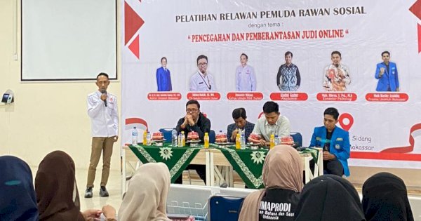 PGK Sulsel kolaborasi BEM Unismuh Latih Mahasiswa Menjadi Relawan Pencegahan Judol