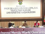 Taruna Ikrar Jadi Pembicara Kuliah Pakar di Unhas, Bahas Riset Inovasi