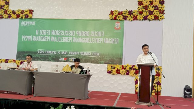 Asisten III Makassar Andi Irwan Bangsawan Buka FGD Tahap II Penyusunan RP2P