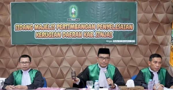Pj Sekda Sinjai Pimpin Sidang Penyelesaian Kerugian Daerah