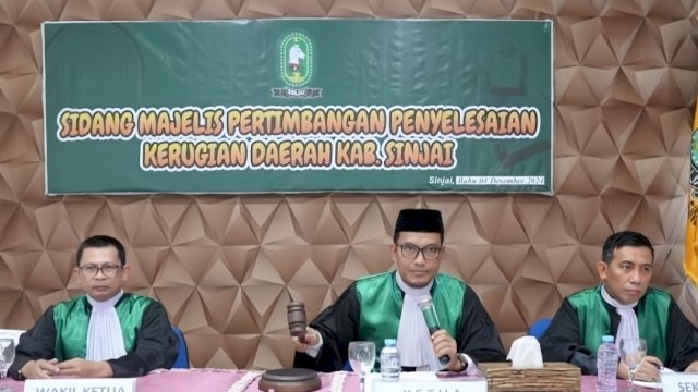 Pj Sekda Sinjai Pimpin Sidang Penyelesaian Kerugian Daerah