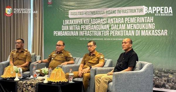Bappeda Kota Makassar Gelar Lokakarya Kolaborasi Pembangunan Infrastruktur Perkotaan