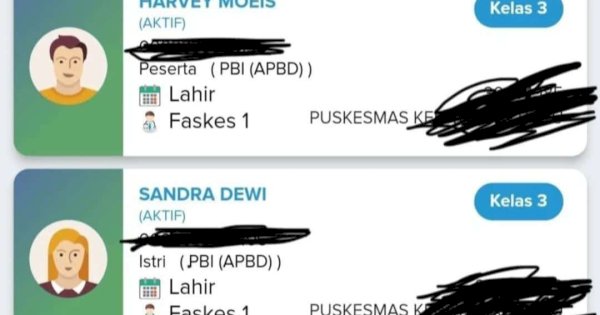 Harvey Moeis dan Sandra Dewi Diduga Penerima BPJS Kesehatan Kelas 3, BPJS Beri Klarifikasi