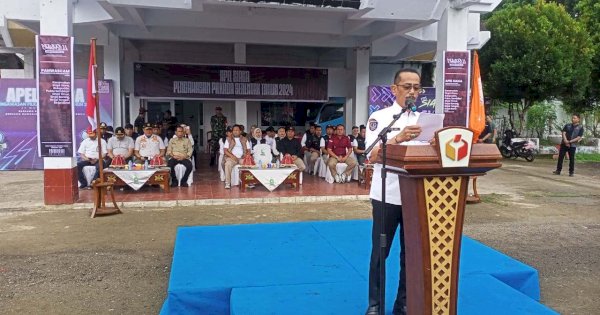 Apel Siaga Pengawasan, Pj. Bupati Sinjai dan Ketua Bawaslu Komitmen Ciptakan Pilkada Damai