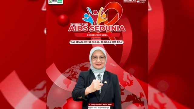 Kepala Dinas Kesehatan Sinjai, dr. Emmy Kartahara Malik ||Ist 
