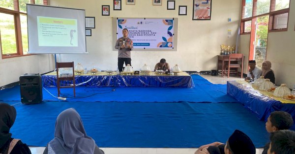 UPTD SMPN 11 Sinjai Gelar Penyuluhan Bahaya Narkoba untuk Peserta Didik