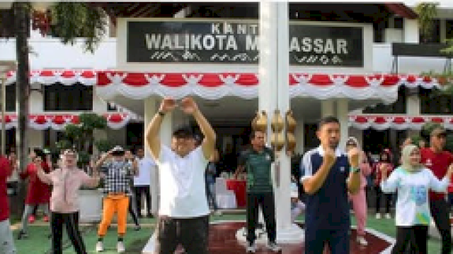 Kadis Sosial Hadiri Senam Bersama dan Perpisahan Pjs. Walikota Makassar
