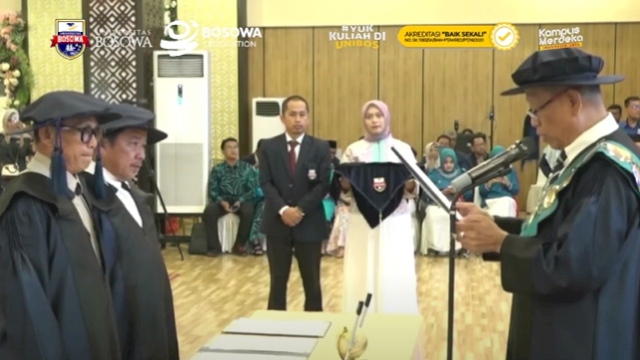 Unibos Kukuhkan Dua Guru Besar, Tambah Daftar Profesor di Akhir 2024
