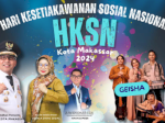 Peringatan Hari Kesetiakawanan Sosial Nasional ke-75 di Makassar