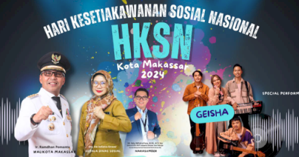 Peringatan Hari Kesetiakawanan Sosial Nasional ke-75 di Makassar