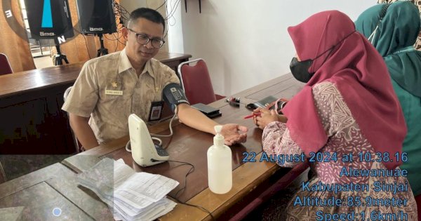 Cegah Penyakit Tidak Menular, Dinas Kesehatan Sinjai Gelar Posbindu PTM
