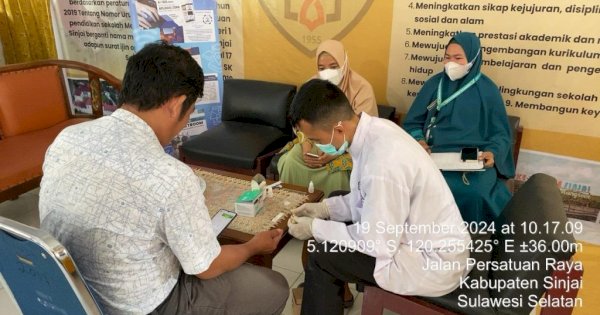 Labkesda Sinjai Laksanakan Surveilans Malaria di Sekolah