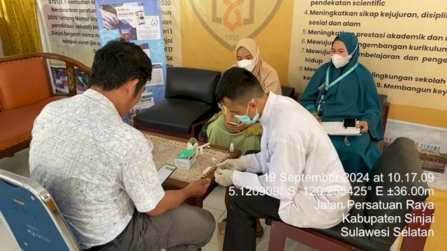 Labkesda Sinjai laksanakan surveilans migrasi untuk mencegah penyebaran malaria, terutama bagi pelaku perjalanan