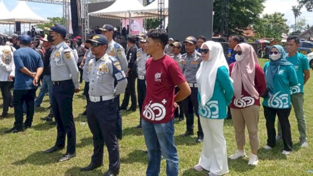 PSC 119 Sinjai hadir di Kampanye Akbar Gelora Massa dengan layanan kesehatan cepat & tanggap