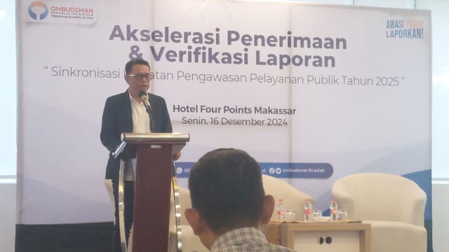 Kepala Ombudsman RI Sulsel, Ismu Iskandar. 