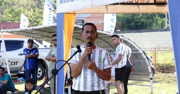 Pj Bupati Sinjai Buka Turnamen Sepakbola BRI Friendly Match Cup 2024