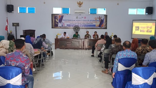 Audit kasus Stunting Tahap II yang digelar DP3AP2KB Sinjai di Aula Hotel Srikandi Sinjai |Ist 