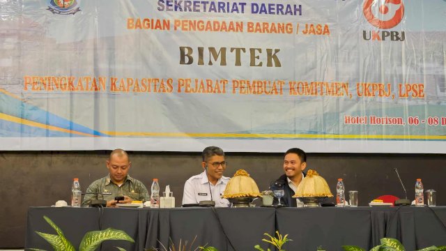 Pemkab Jeneponto tingkatkan tata kelola pengadaan barang dan jasa melalui Bimtek untuk pejabat pembuat komitmen ||Ist 