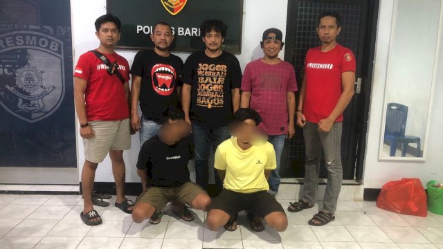 2 Pelaku Curas saat diamankan Resmob Polres Bulukumba di wilayah Kabupaten Barru ||humaspolres
