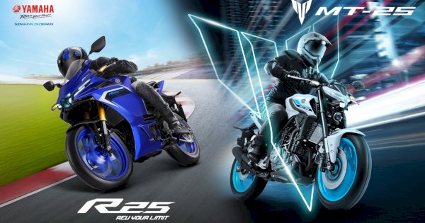 Yamaha Indonesia Luncurkan Yamaha R25 dan MT-25 Generasi Terbaru