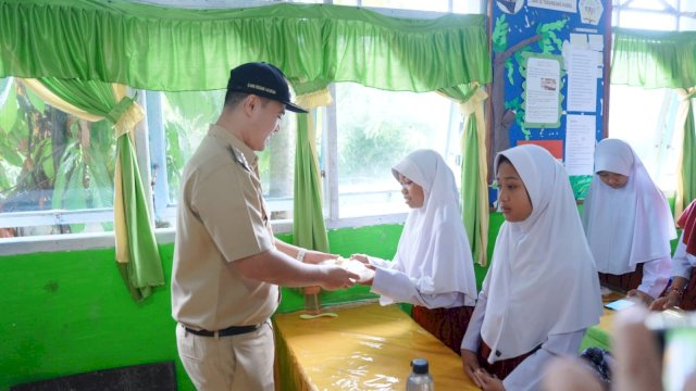Peluncuran MBG di Pangkep. Foto: dok