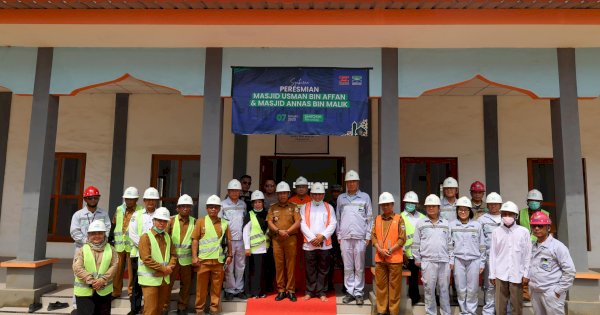 Dukung Peribadatan Umat Muslim, Huabao Resmikan Dua Masjid di Kawasan Smelter