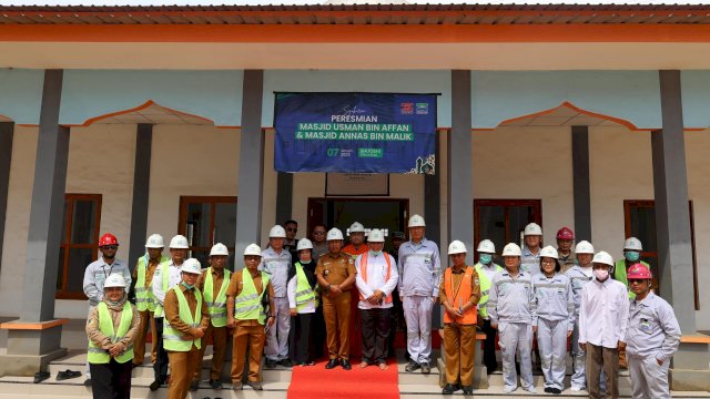 Dukung Peribadatan Umat Muslim, Huabao Resmikan Dua Masjid di Kawasan Smelter