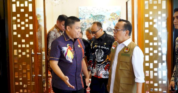Yasir Machmud Hadiri Rakor Penanganan Bencana Hidrometeorologi di Sulsel bersama Menko PMK RI