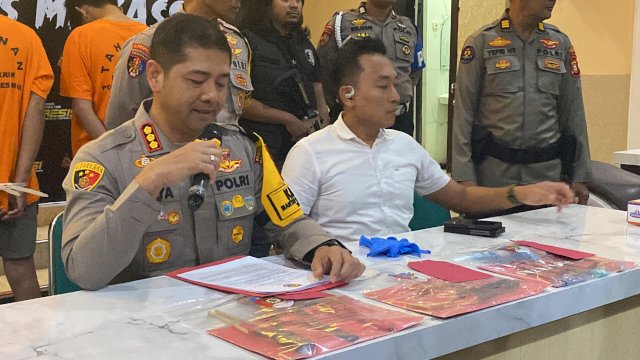 Polrestabes Tangkap 6 Pelaku Utama Bentrok Geng Motor di Makassa