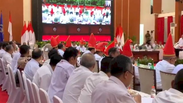 Suasana Rapat Koordinasi Bidang Pangan Bersama Kepala Daerah Terpilih Se Sulsel, Foto: HN/Sinta.