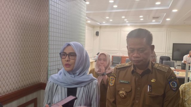 Pj Gubernur Sulsel Prof Fadjry Djufry temui DPRD Provinsi Sulsel, Foto: HN/Sinta.