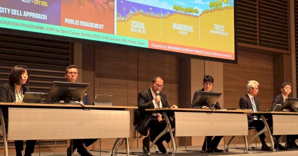Di Jepang, Danny Paparkan Rencana Aksi Makassar dalam Program Low Carbon City