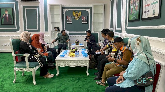Bertemu Tim MFG, Fauzi Tegaskan DPRD Sulsel Dukung Penuh Solidaritas Palestina